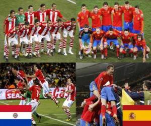 yapboz Paraguay - İspanya, çeyrek finale, Güney Afrika 2010